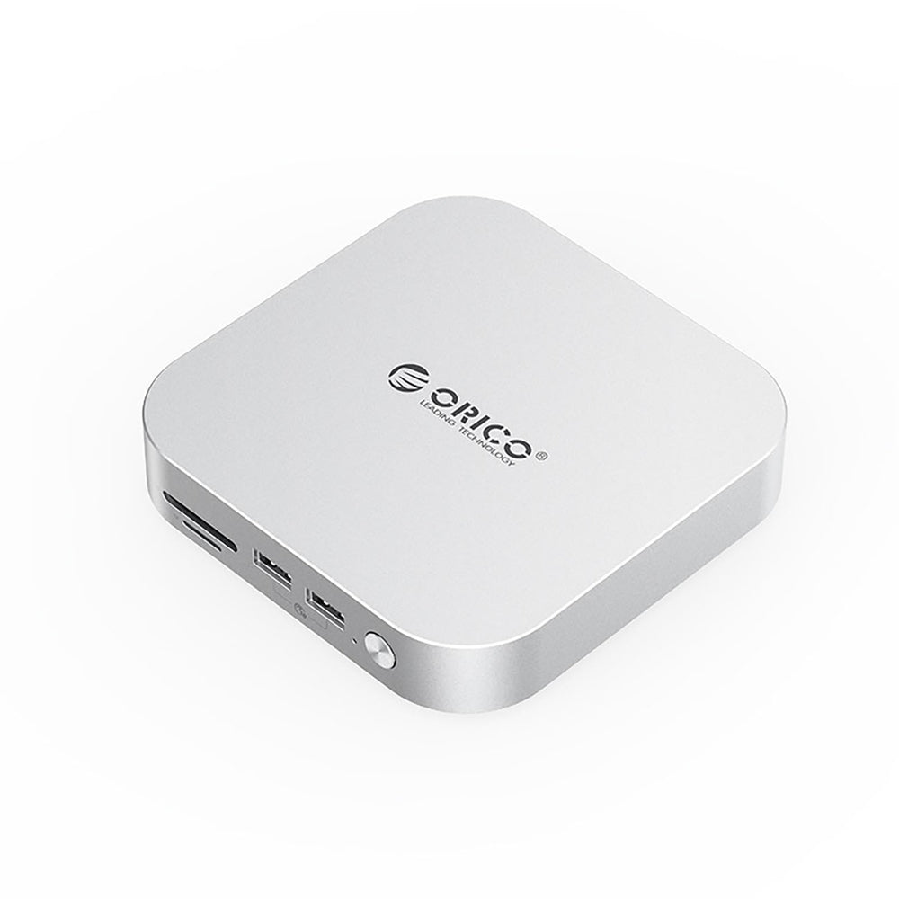 Multifunctional Hub Orico MiniLink M49P for Apple Mac Mini M4, 9in1, Silver _0