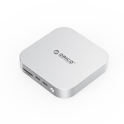 Multifunctional Hub Orico MiniLink M49P for Apple Mac Mini M4, 9in1, Silver _0