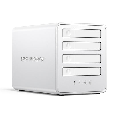 Orico 8848RC3 DAS Series 4-bay 2.5" HDD/SSD/M.2 SATA/mSATA Disk Array - White_0