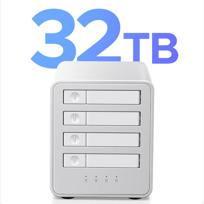 Orico 8848RC3 DAS Series 4-bay 2.5" HDD/SSD/M.2 SATA/mSATA Disk Array - White_3