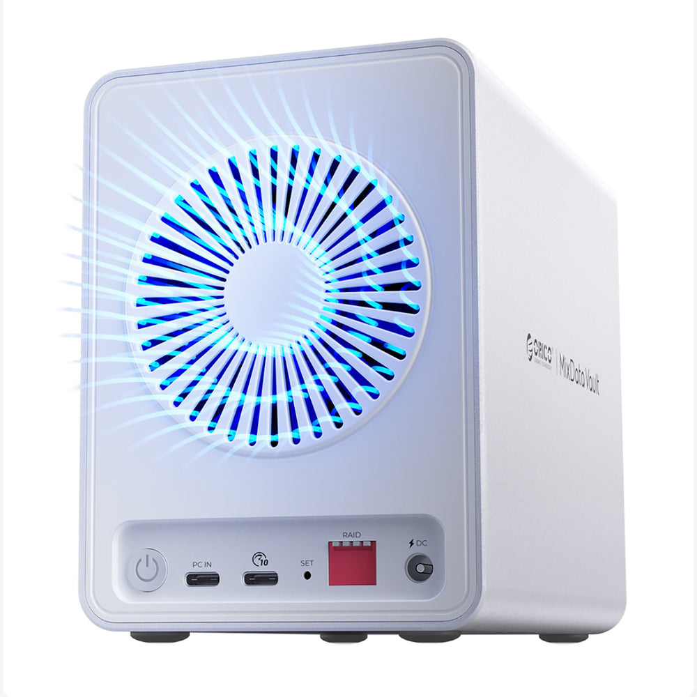 Orico 8848RC3 DAS Series 4-bay 2.5" HDD/SSD/M.2 SATA/mSATA Disk Array - White_4