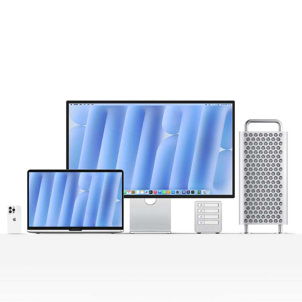 Orico 8848U4 DAS Series 4-Bay M.2 NVMe SSD Disk Array - White_3