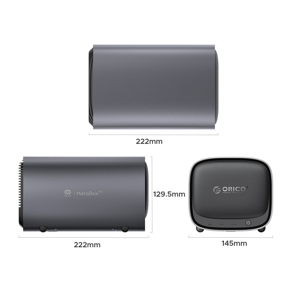 ORICO NAS MetaBox Pro Home network disk array - gray_2