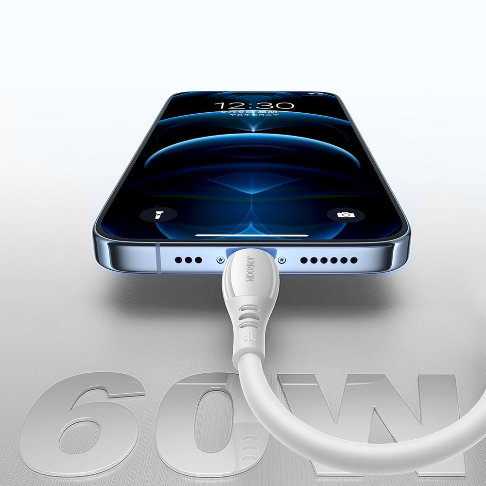 Joyroom S-A59 Vibrant Series 60W USB-C - USB-C Cable 1.2m - White_7