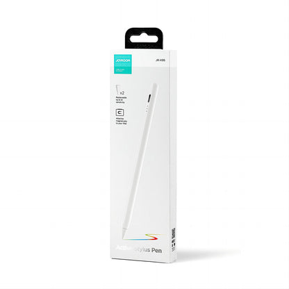 Joyroom JR-X9S stylus active pen with 2 replaceable tips - white_2