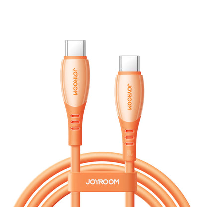 USB-C to USB-C Cable Joyroom S-A59 Vibrant, 60W, 3A, 1.2m, Orange _0