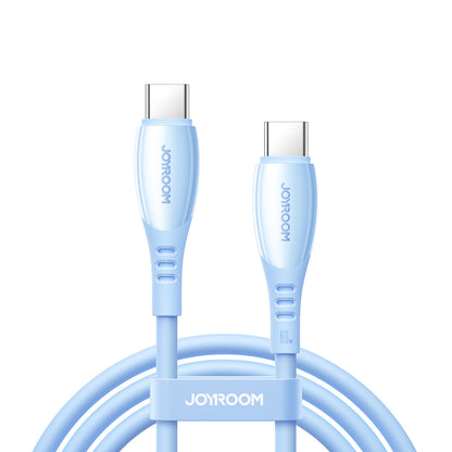 USB-C to USB-C Cable Joyroom S-A59 Vibrant, 60W, 3A, 1.2m, Blue _0