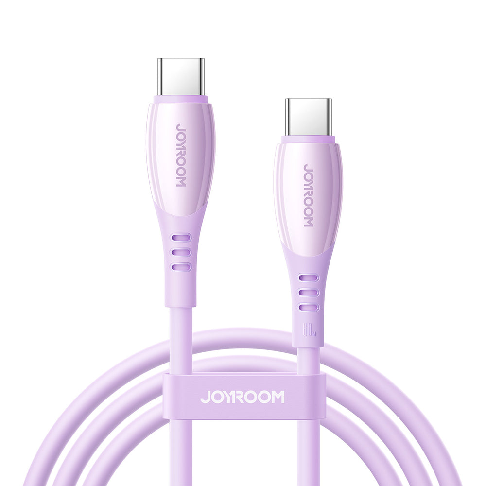 Joyroom S-A59 Vibrant Series 60W USB-C - USB-C Cable 1.2m - Purple_0
