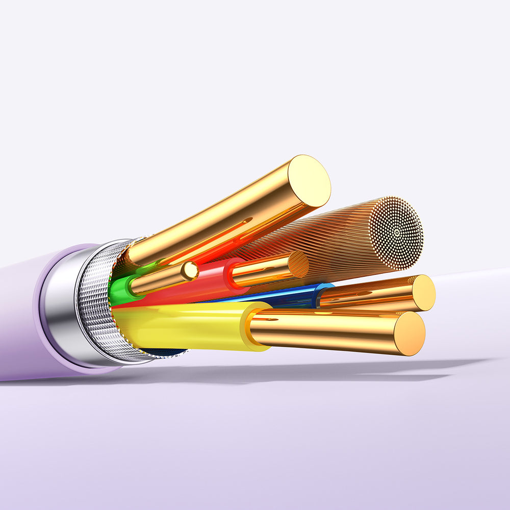 Joyroom S-A59 Vibrant Series 60W USB-C - USB-C Cable 1.2m - Purple_10