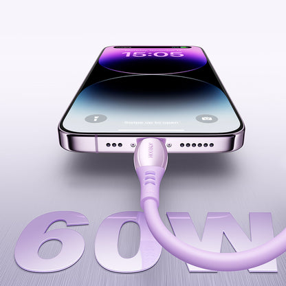 Joyroom S-A59 Vibrant Series 60W USB-C - USB-C Cable 1.2m - Purple_6