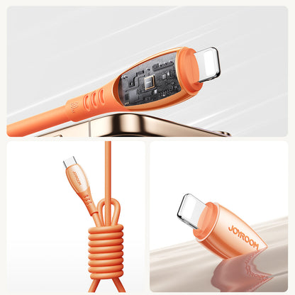 Joyroom S-A59 Vibrant Series 30W USB-C - Lightning cable 1.2m - orange_10