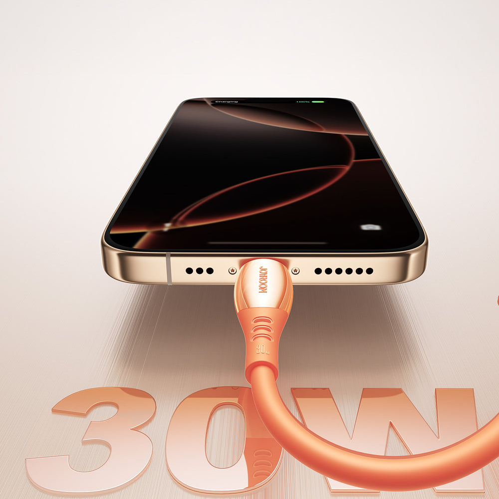 Joyroom S-A59 Vibrant Series 30W USB-C - Lightning cable 1.2m - orange_5