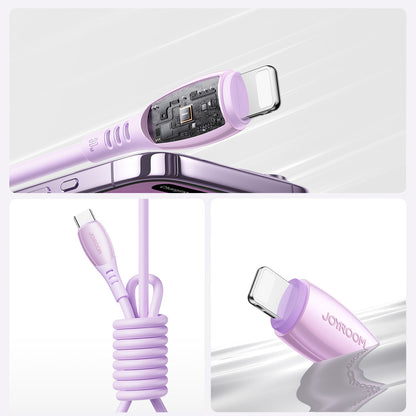 Joyroom S-A59 Vibrant Series 30W USB-C - Lightning cable 1.2m - purple_11