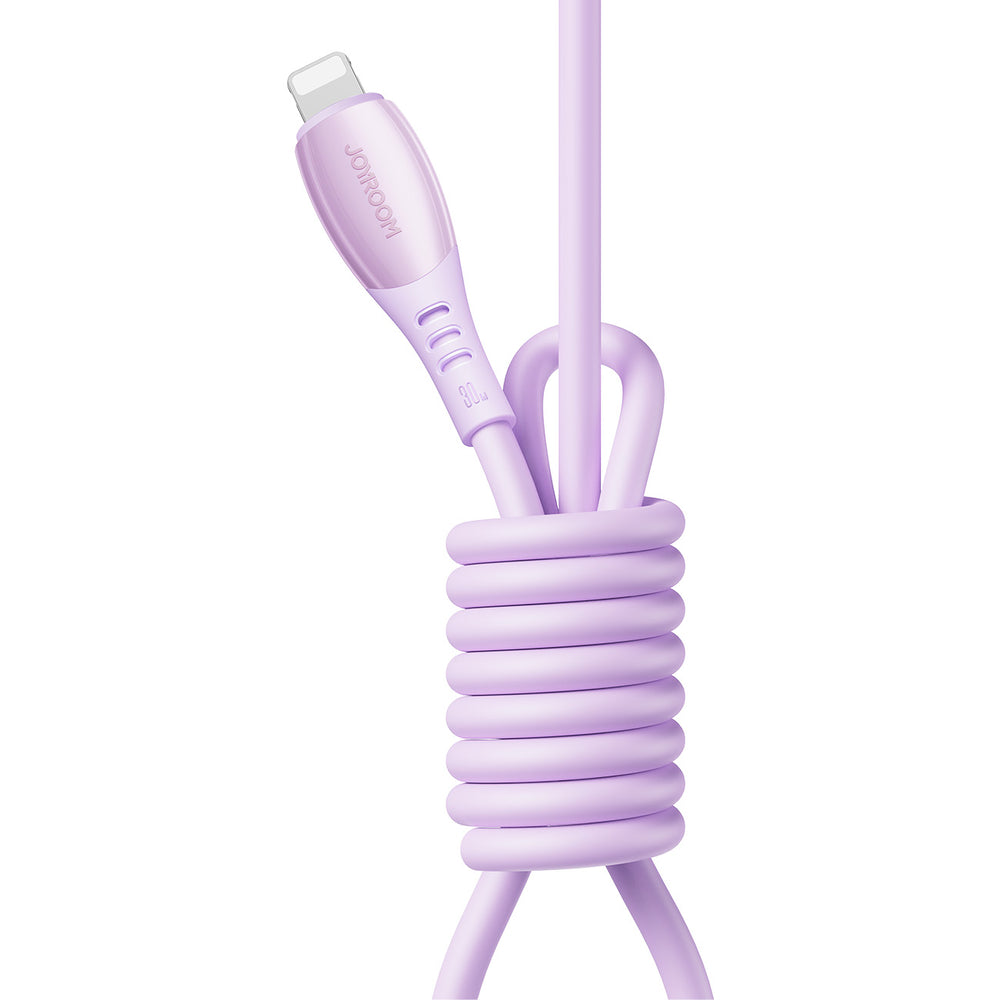 Joyroom S-A59 Vibrant Series 30W USB-C - Lightning cable 1.2m - purple_1
