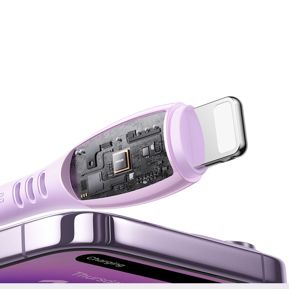 Joyroom S-A59 Vibrant Series 30W USB-C - Lightning cable 1.2m - purple_2