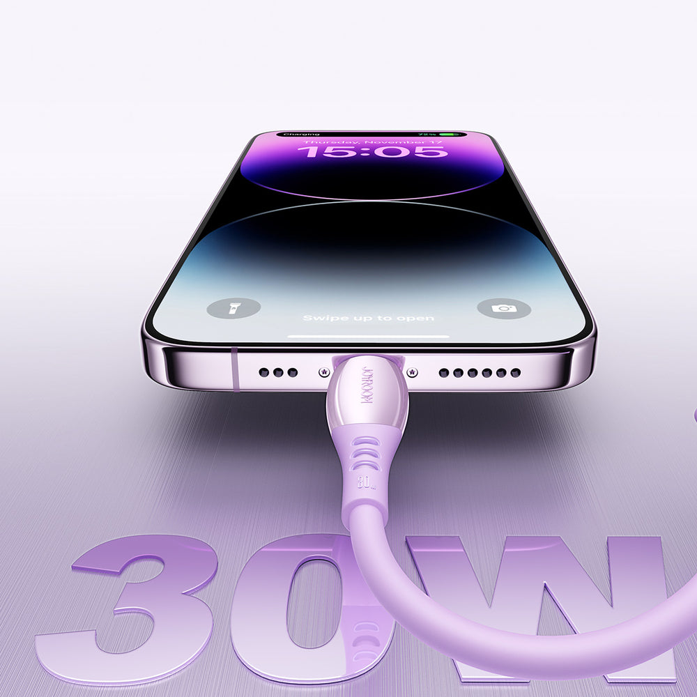 Joyroom S-A59 Vibrant Series 30W USB-C - Lightning cable 1.2m - purple_6