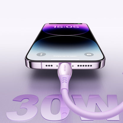 Joyroom S-A59 Vibrant Series 30W USB-C - Lightning cable 1.2m - purple_6