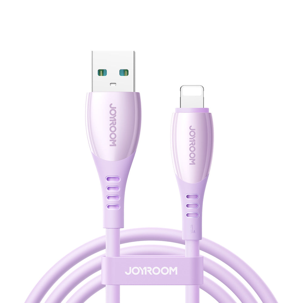 Joyroom S-A59 Vibrant Series 3A USB-A - Lightning cable 1.2m - purple_0