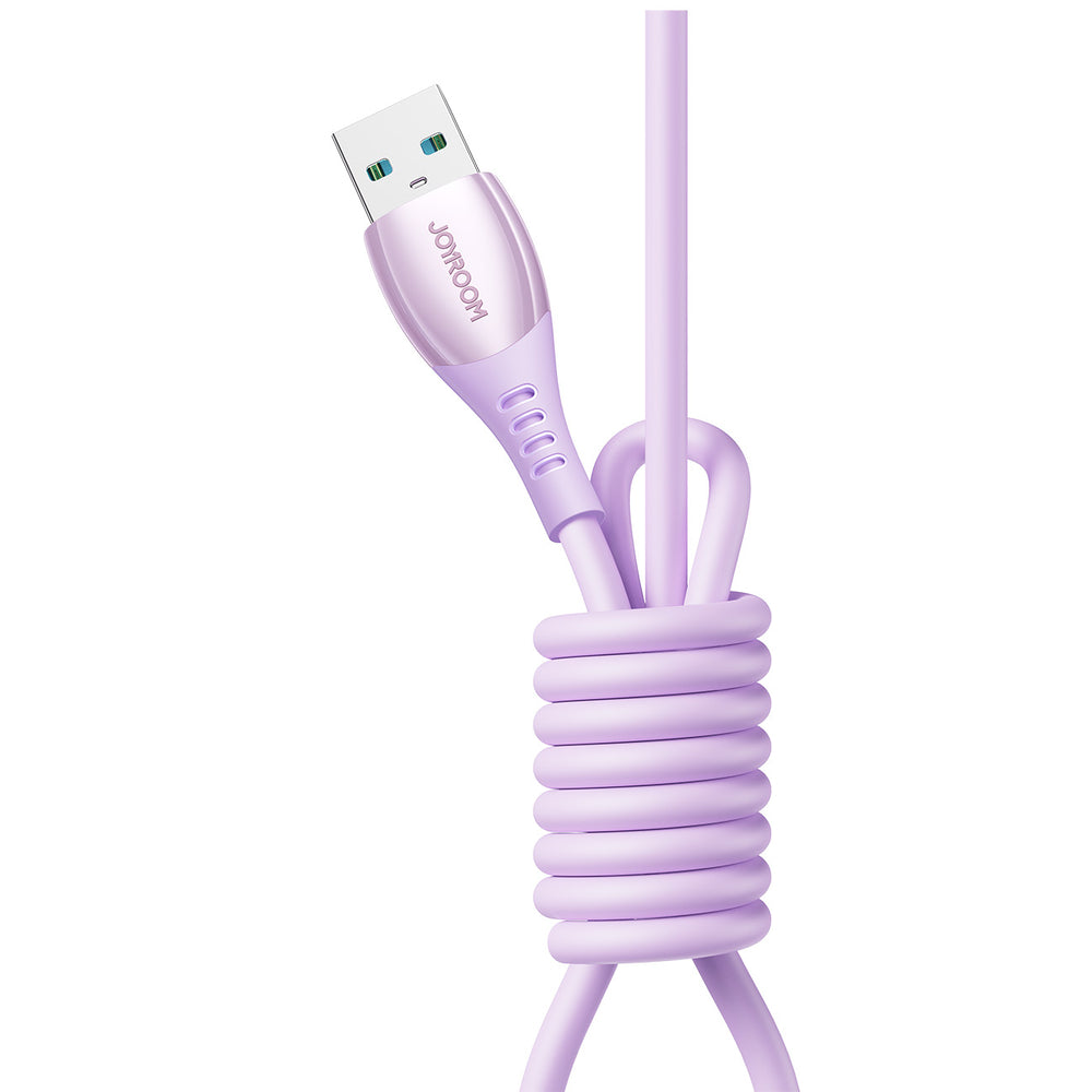 Joyroom S-A59 Vibrant Series 3A USB-A - Lightning cable 1.2m - purple_2