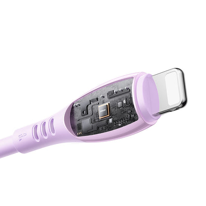 Joyroom S-A59 Vibrant Series 3A USB-A - Lightning cable 1.2m - purple_3