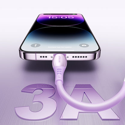 Joyroom S-A59 Vibrant Series 3A USB-A - Lightning cable 1.2m - purple_6