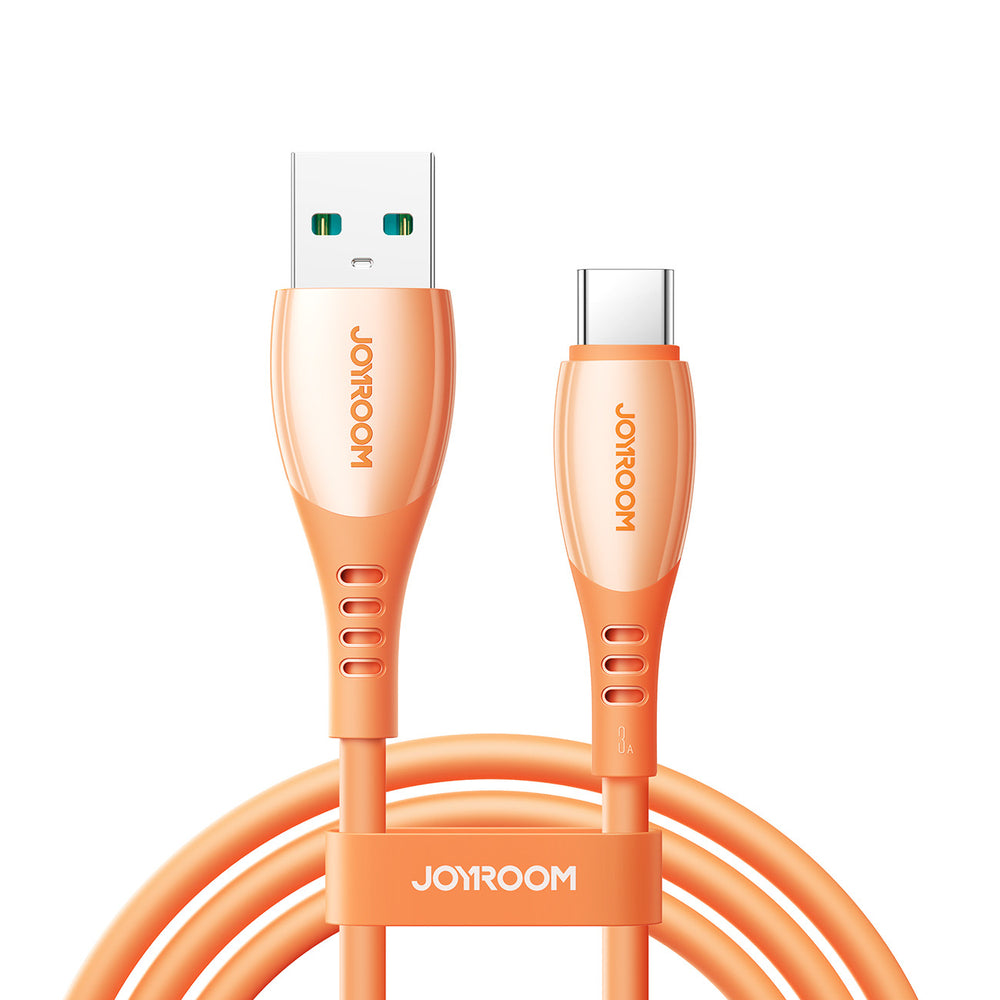 Joyroom S-A59 Vibrant Series 3A USB-A - USB-C Cable 1.2m - Orange_0