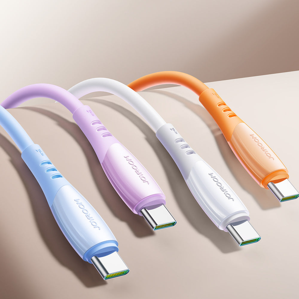 Joyroom S-A59 Vibrant Series 3A USB-A - USB-C Cable 1.2m - Orange_9