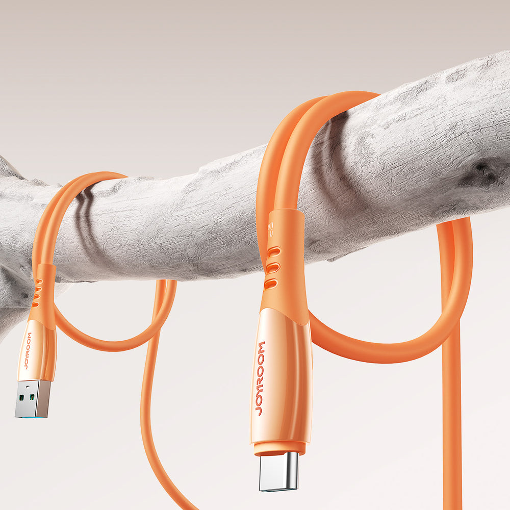 Joyroom S-A59 Vibrant Series 3A USB-A - USB-C Cable 1.2m - Orange_10