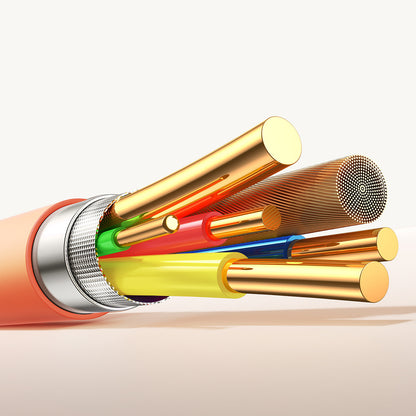 Joyroom S-A59 Vibrant Series 3A USB-A - USB-C Cable 1.2m - Orange_5