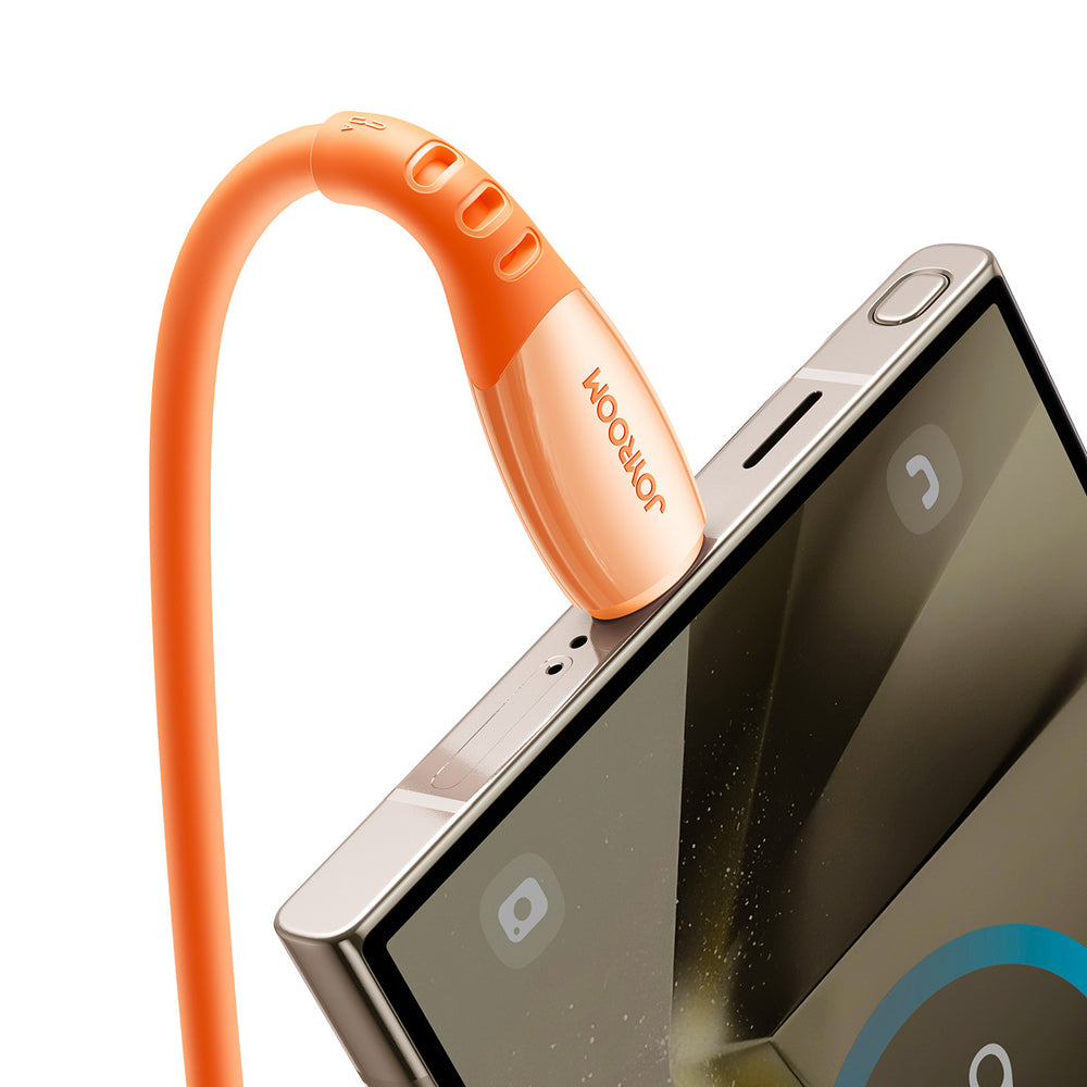 Joyroom S-A59 Vibrant Series 3A USB-A - USB-C Cable 1.2m - Orange_6