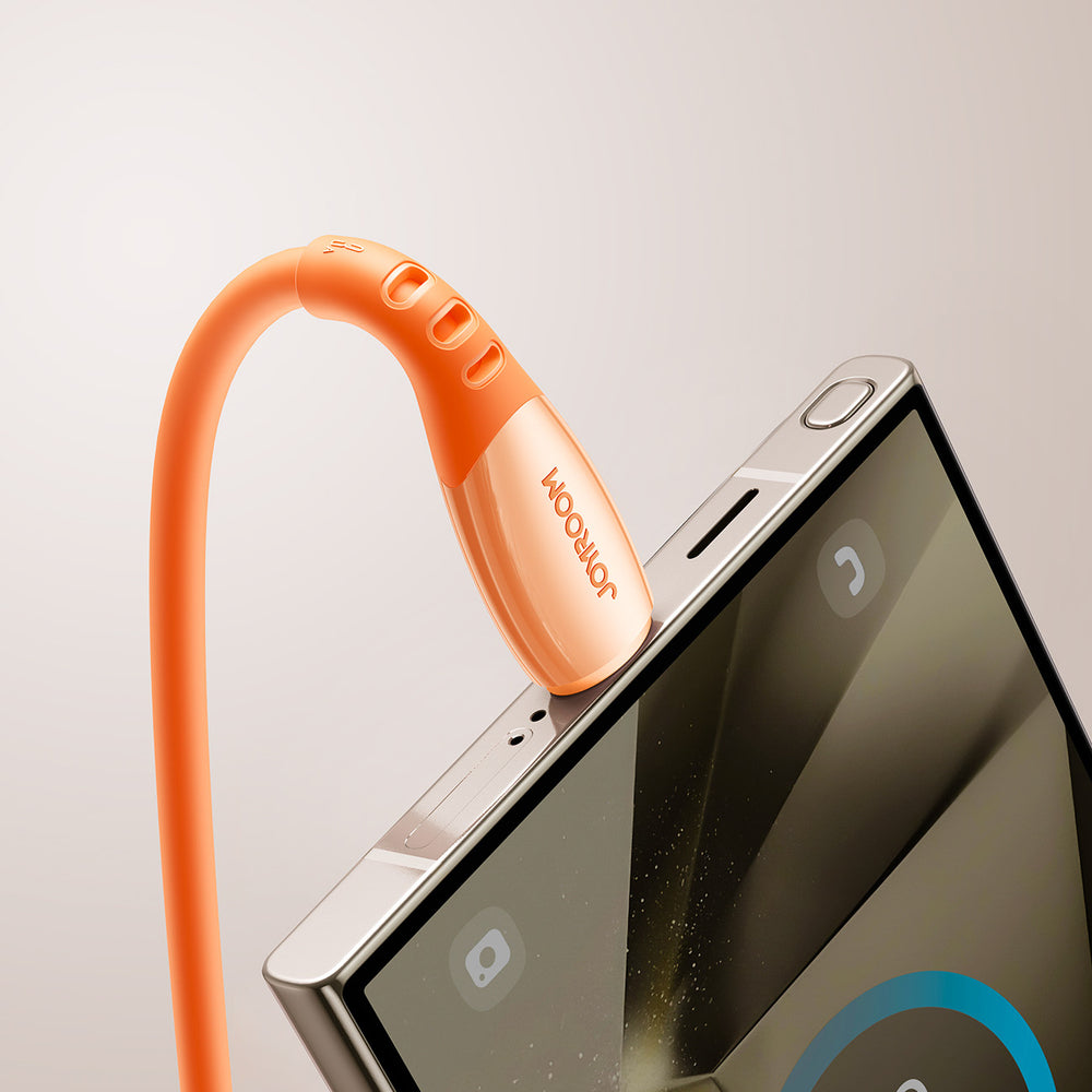Joyroom S-A59 Vibrant Series 3A USB-A - USB-C Cable 1.2m - Orange_8