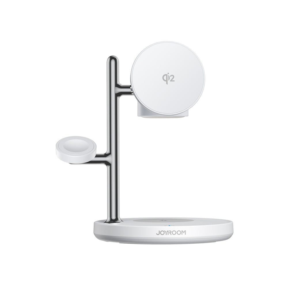 Joyroom JR-W23 Qi2 4-in-1 desktop charger with built-in inductive night light - white_0