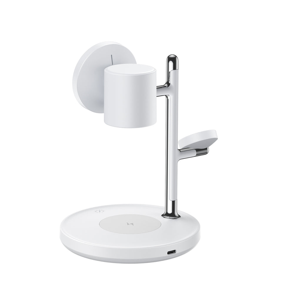 Joyroom JR-W23 Qi2 4-in-1 desktop charger with built-in inductive night light - white_5