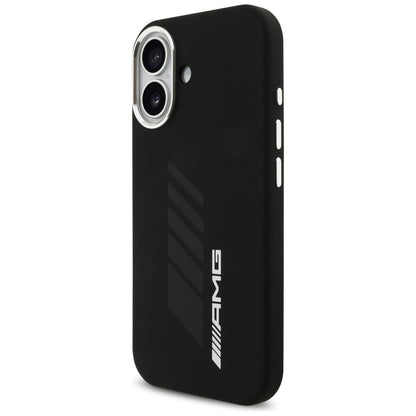 AMG Silicone Oversize Rhombs MagSafe Case for iPhone 17 - Black_1