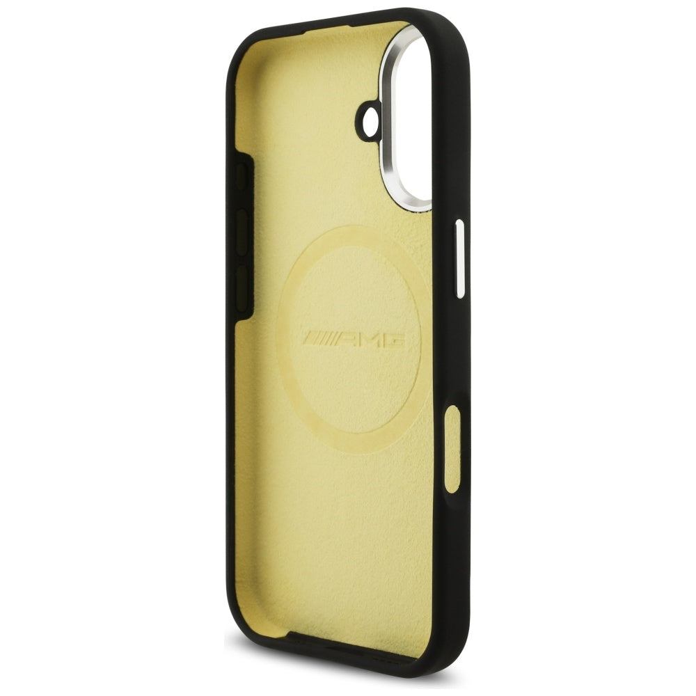 AMG Silicone Oversize Rhombs MagSafe Case for iPhone 17 - Black_6