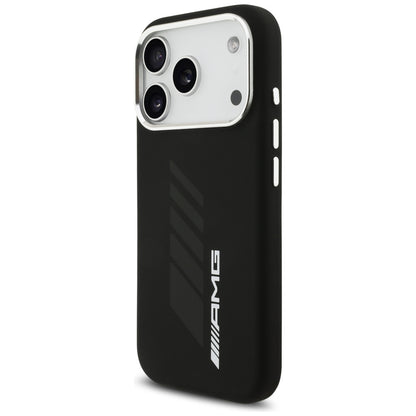 AMG Silicone Oversize Rhombs MagSafe Case for iPhone 17 Pro - Black_1