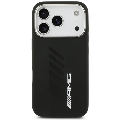 AMG Silicone Oversize Rhombs MagSafe Case for iPhone 17 Pro - Black_2