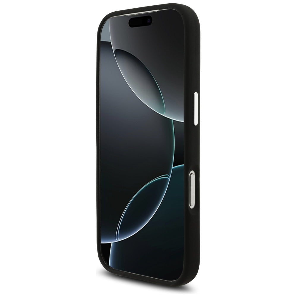 AMG Silicone Oversize Rhombs MagSafe Case for iPhone 17 Pro - Black_4
