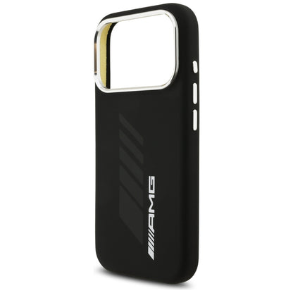AMG Silicone Oversize Rhombs MagSafe Case for iPhone 17 Pro - Black_5