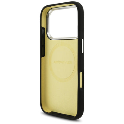 AMG Silicone Oversize Rhombs MagSafe Case for iPhone 17 Pro - Black_6