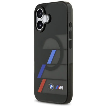 BMW M IML Metal Buttons Tricolor Lines MagSafe Case for iPhone 17 - Black_1