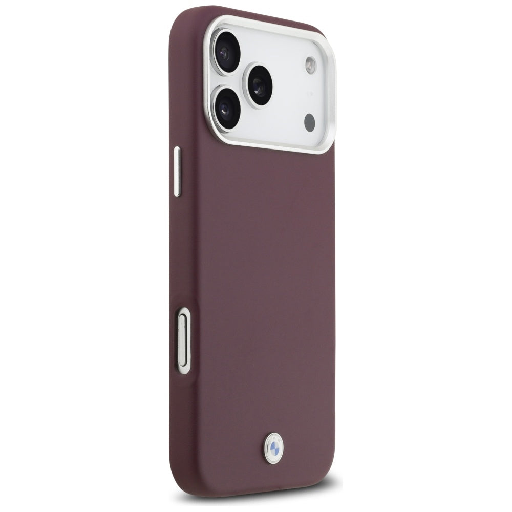 BMW Sign Full Wrapped Metal MagSafe Case for iPhone 17 Pro Max - Red_3