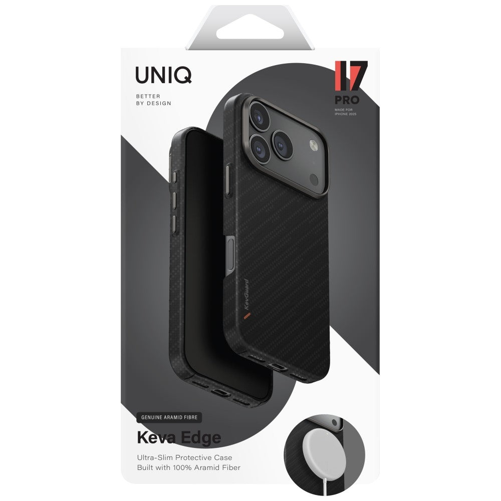 Uniq Keva EDGE Magclick Charging Case for iPhone 17 Pro - Black_5