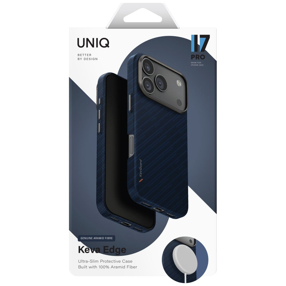 Uniq Keva EDGE Magclick Charging Case for iPhone 17 Pro - Blue_5