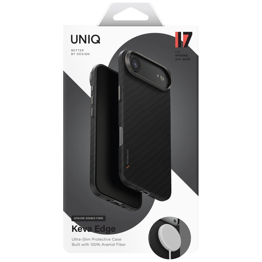 Uniq Keva EDGE Magclick Charging Case for iPhone Air - Black_5