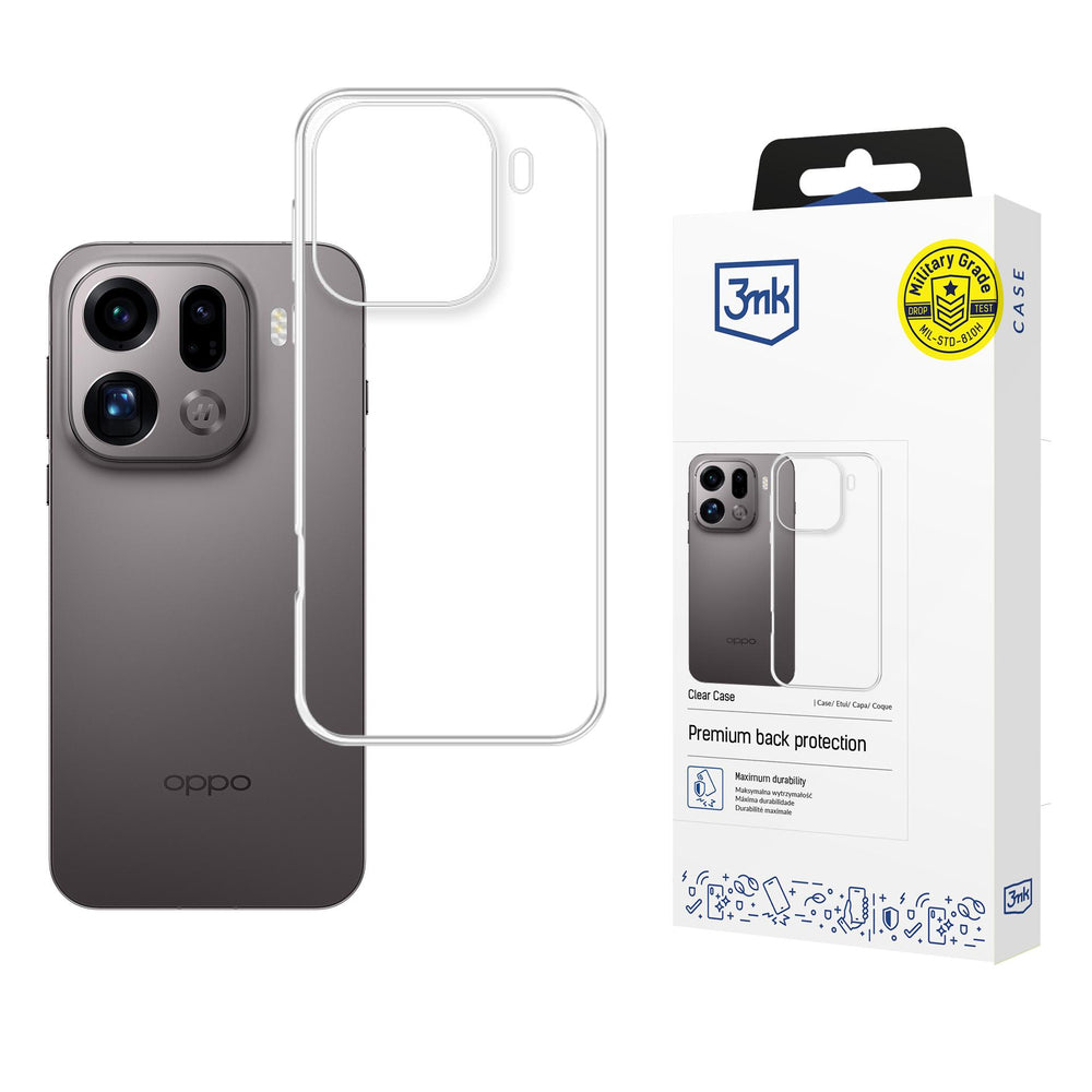 3mk Clear Case for Oppo Find X9 Pro - transparent_0