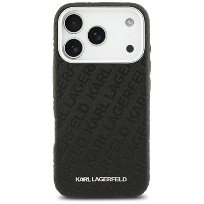 Karl Lagerfeld FW Stamped Karl MagSafe Case for iPhone 17 Pro - Black_2
