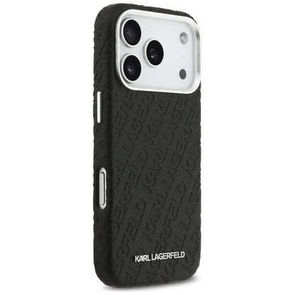 Karl Lagerfeld FW Stamped Karl MagSafe Case for iPhone 17 Pro - Black_3