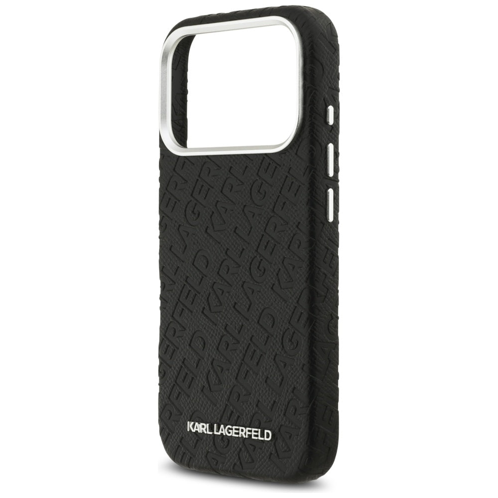 Karl Lagerfeld FW Stamped Karl MagSafe Case for iPhone 17 Pro - Black_5