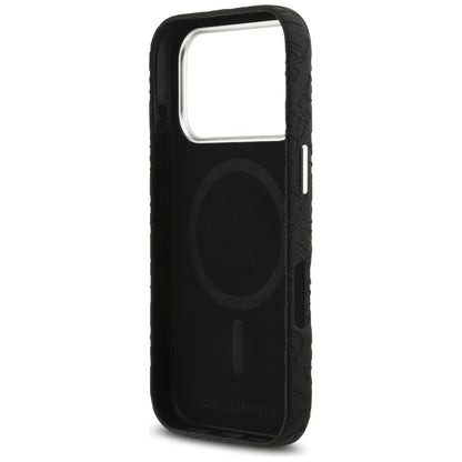 Karl Lagerfeld FW Stamped Karl MagSafe Case for iPhone 17 Pro - Black_6
